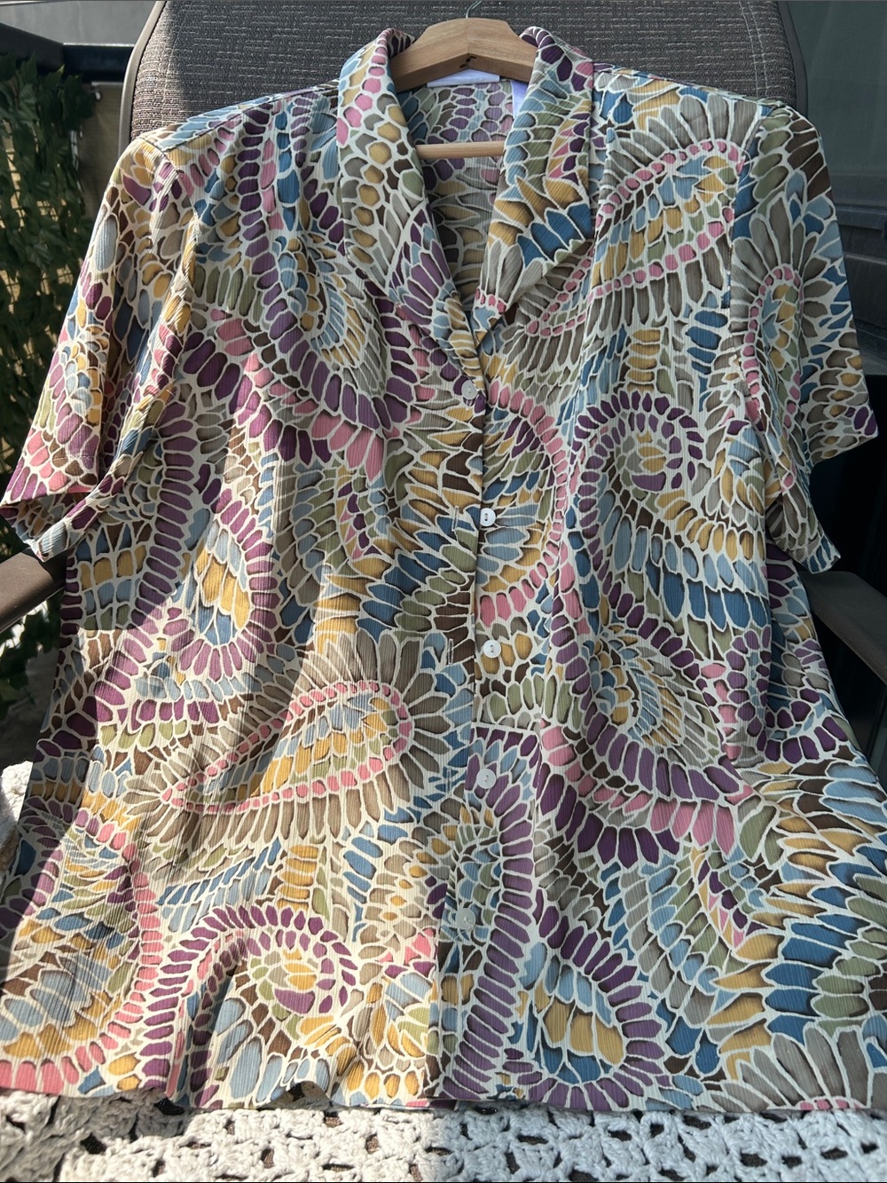 Alfred Dunner Vintage Multicolored Top